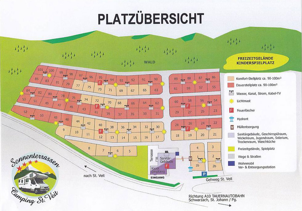 Platzuebersicht Camping St.Veit